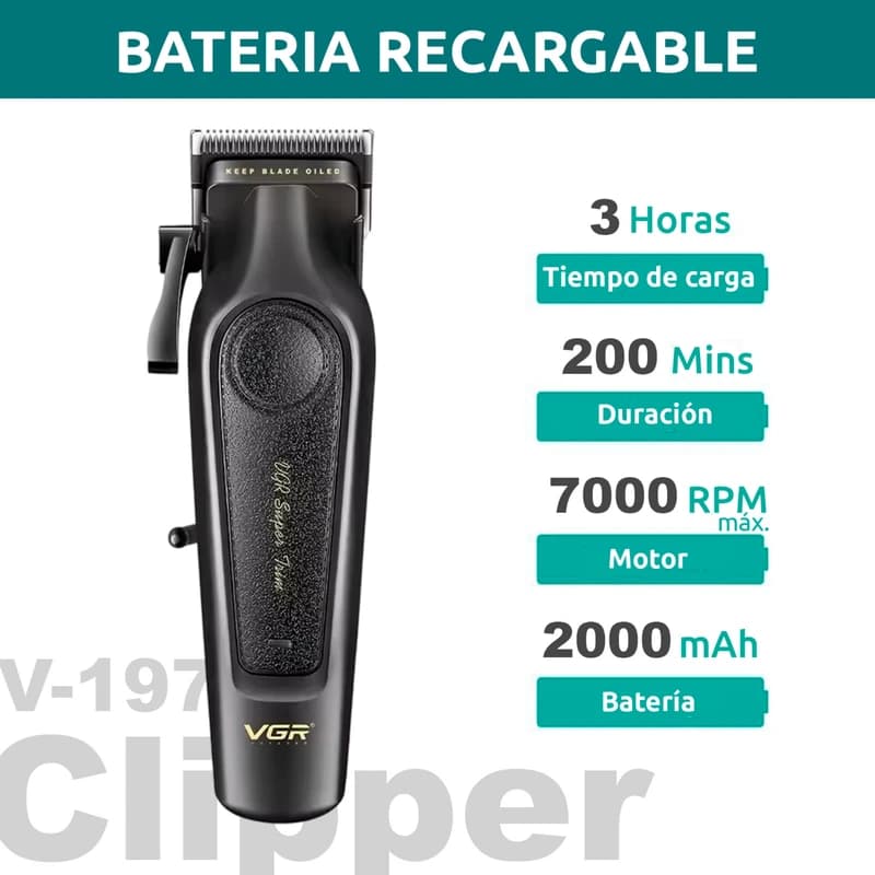 ماشین اصلاح وی جی ار مدل V-197 ،995 مجموعه 2 عددی — تصویر ۴