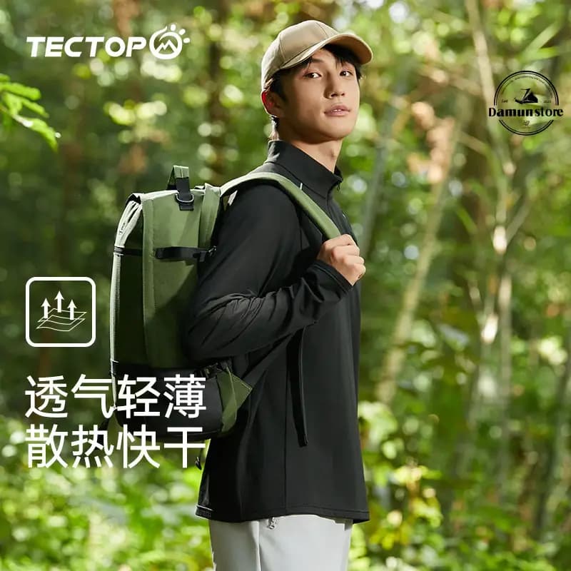 بلوز نیم‌ زیپ مردانه میکرو پلار TECTOP کد 2337259 TX — تصویر ۶