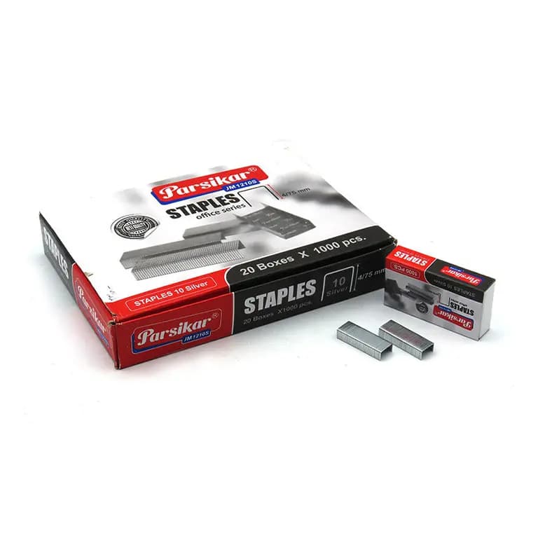 سوزن منگنه پارسیکار کد Jm1210s سایز 10 بسته 6000 عددی