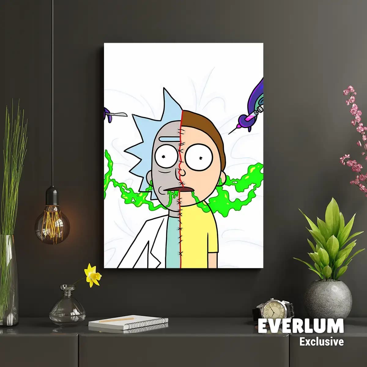 متال پوستر سریال Rick and Morty کد N202 — تصویر ۲