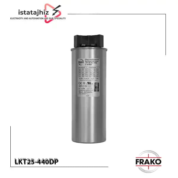 خازن سه‌فاز فشار ضعیف 25 کیلووار ( 20 در 400) LKT25-440DP فراکو — تصویر ۲