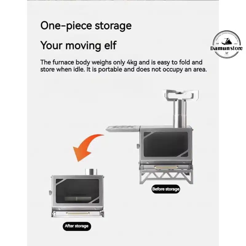 اجاق هیزمی نیچرهایک Ice Field Elf Firewood Stove مدل CNK2300CW020 — تصویر ۷