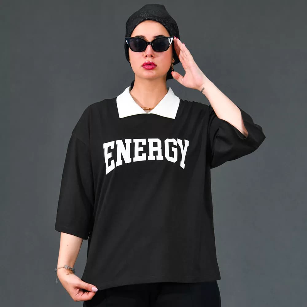 پولوشرت باکسی دخترانه ENERGY کد 30403 — تصویر ۴
