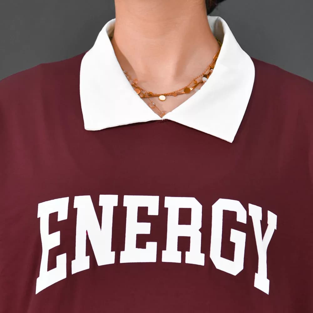 پولوشرت باکسی دخترانه ENERGY کد 30403 — تصویر ۳