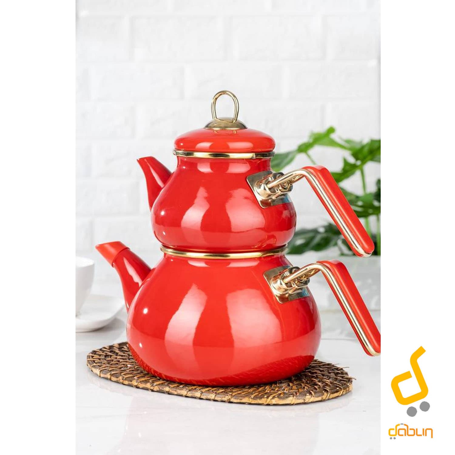 کتری و قوری لعابی آجار acar — تصویر ۳