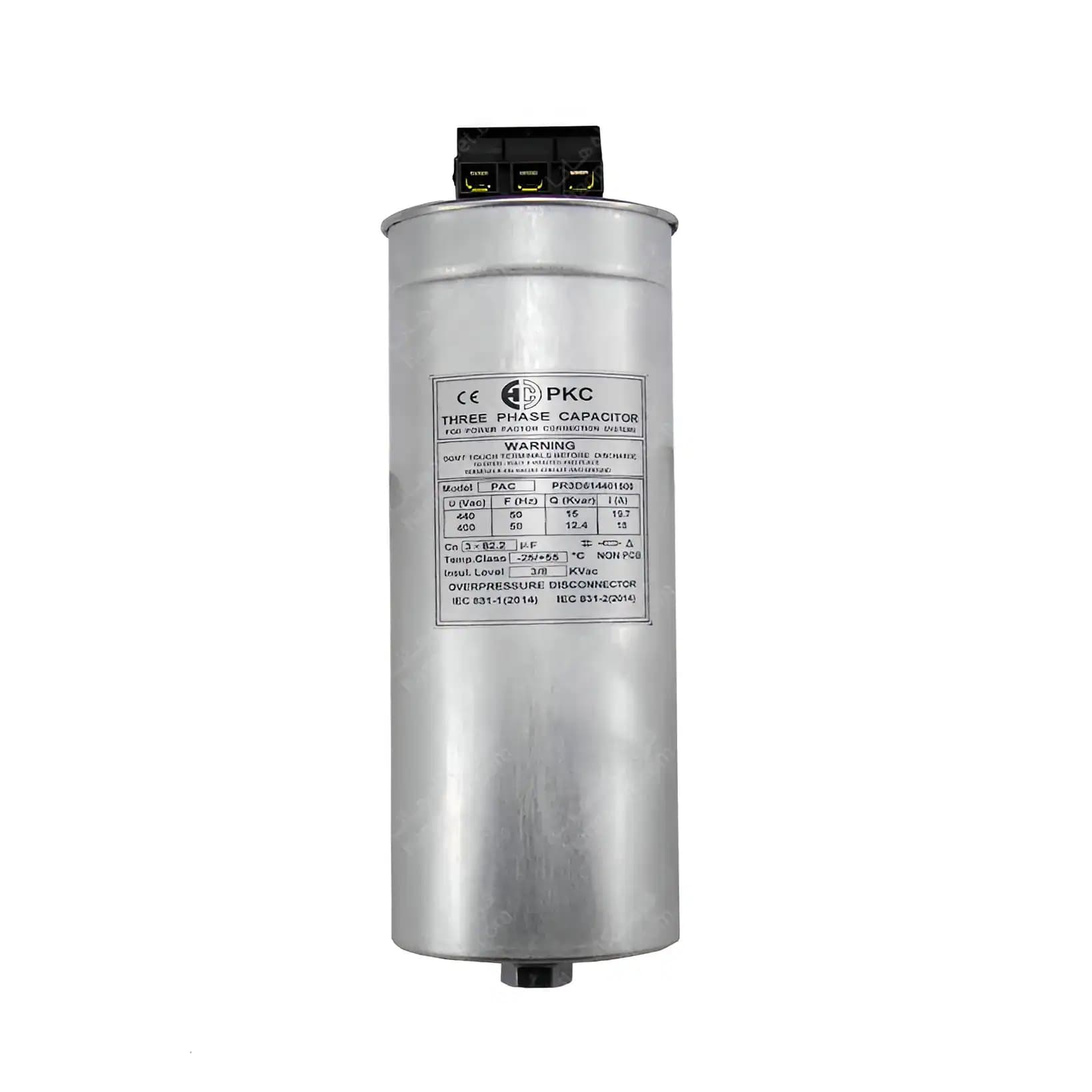 باکس خازن سه فاز فشارضعیف، PKC ،440V ،60 KVAR — تصویر ۲