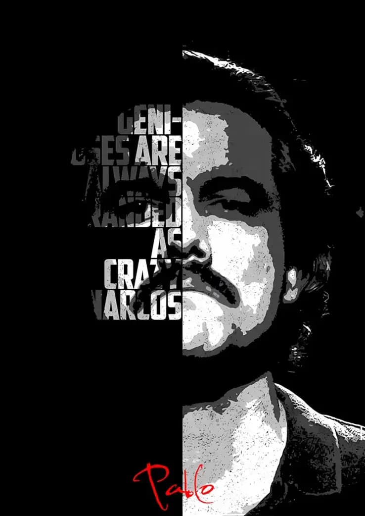 متال پوستر سریال Narcos کد N201