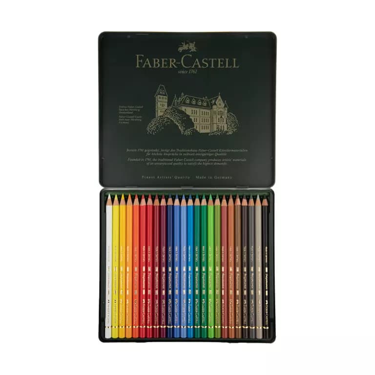 مداد رنگی 24 رنگ فابرکاستل مدل Polychromos — تصویر ۲