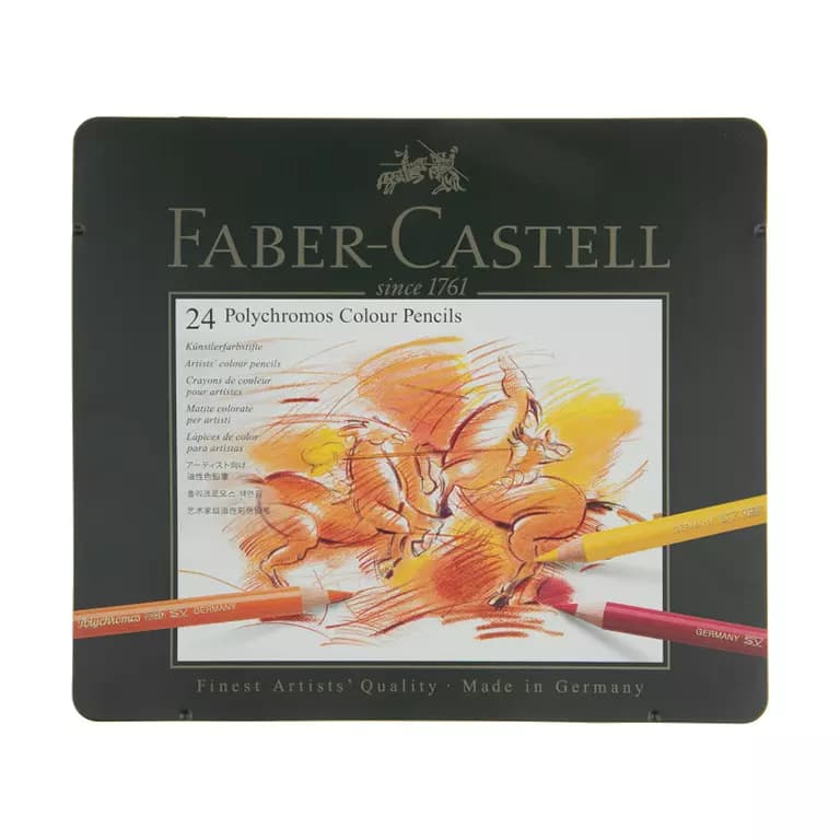 مداد رنگی 24 رنگ فابرکاستل مدل Polychromos