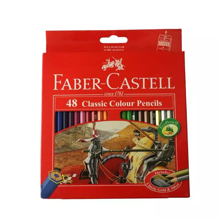 مداد رنگی 48 رنگ فابرکاستل مدل Classic