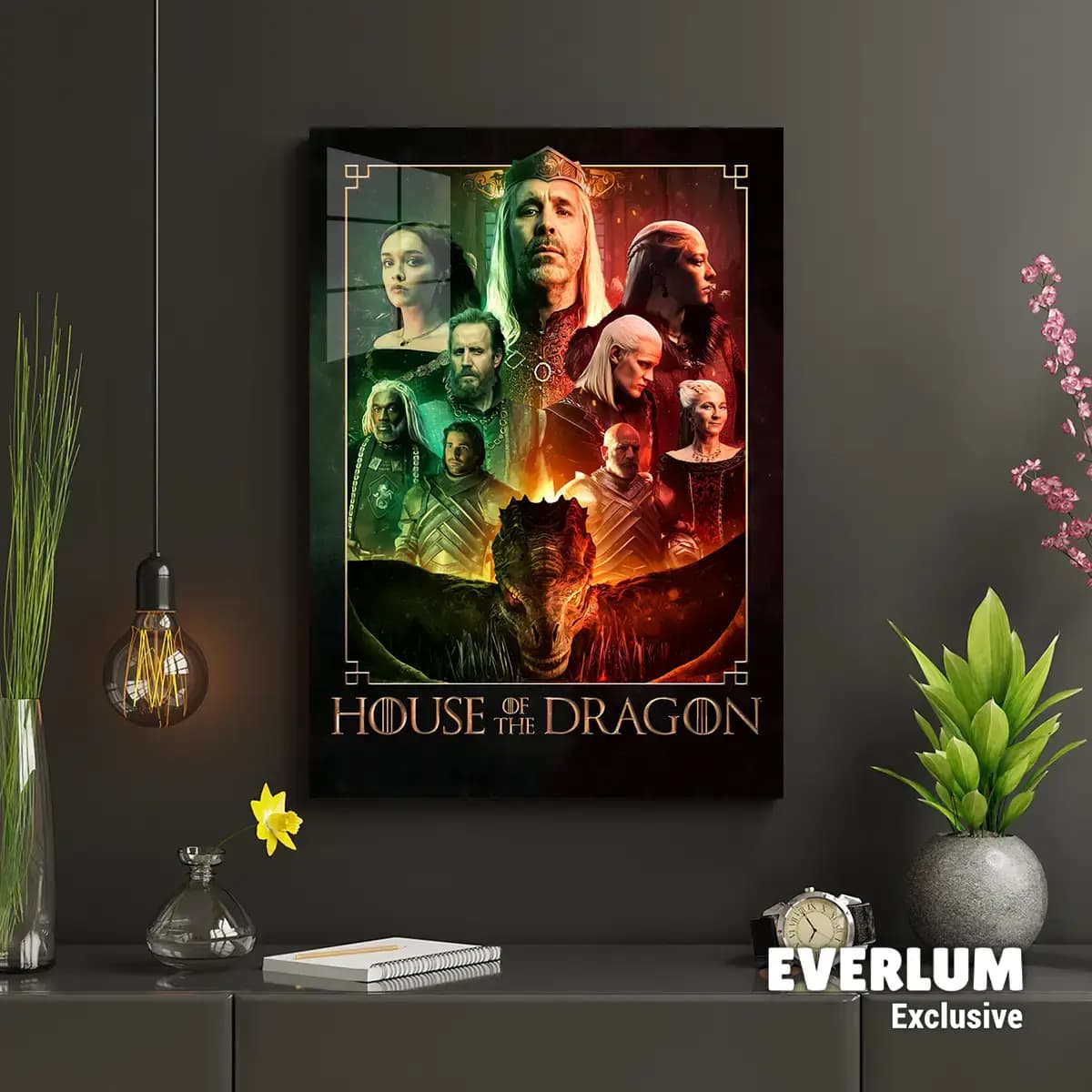 متال پوستر سریال House Of The Dragon کد N605 — تصویر ۲