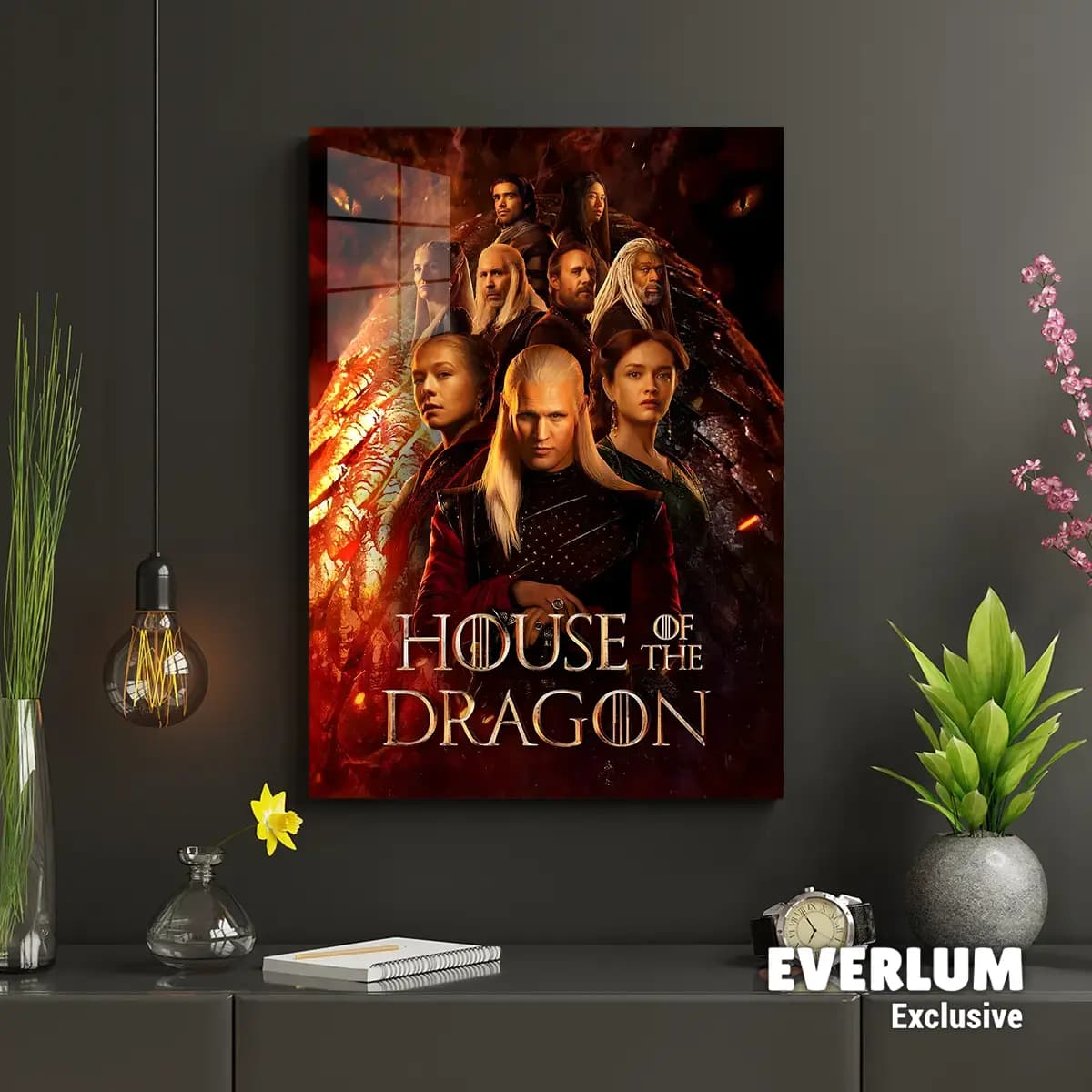 متال پوستر سریال House Of The Dragon کد N604 — تصویر ۲