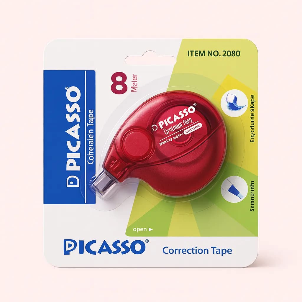 لاک غلط‌گیر نواری پیکاسو (Picasso Correction Tape) — تصویر ۳