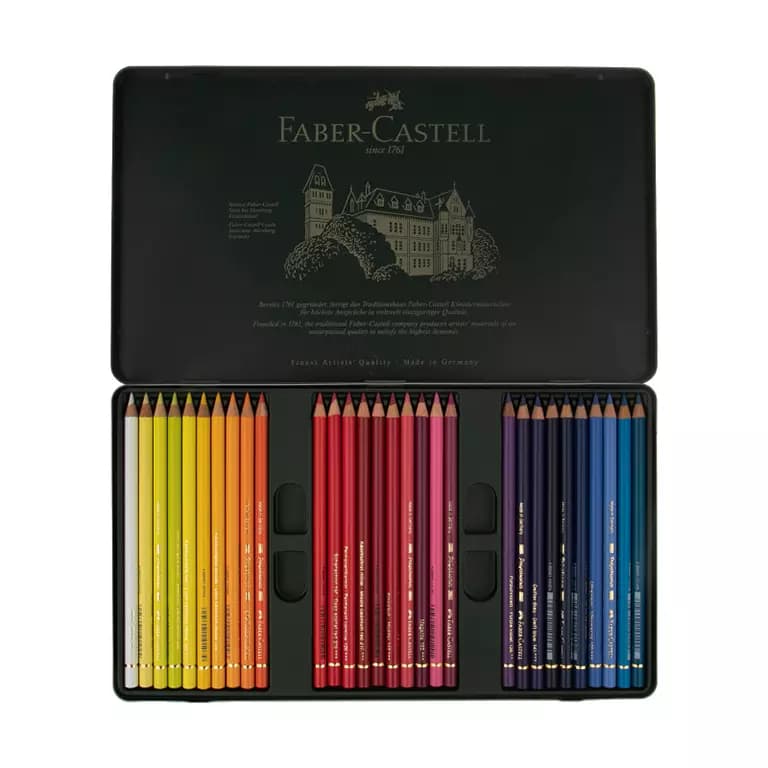 مداد رنگی 60 رنگ فابرکاستل مدل Polychromos — تصویر ۲