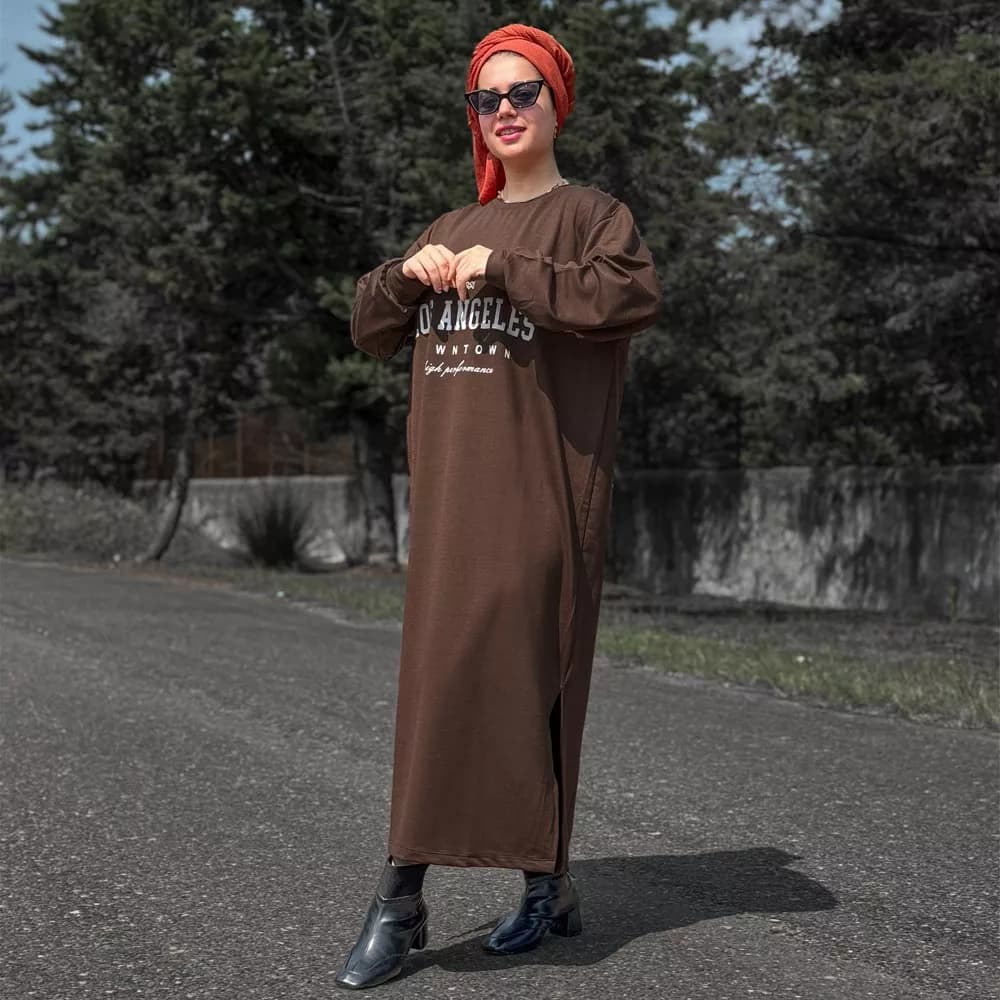 پیراهن کفتان دخترانه لس انجلس کد 30735