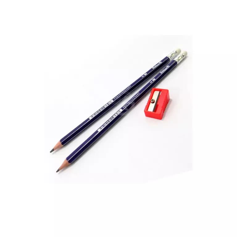 مداد مشکی پلیکان مدل HB with erasers — تصویر ۲
