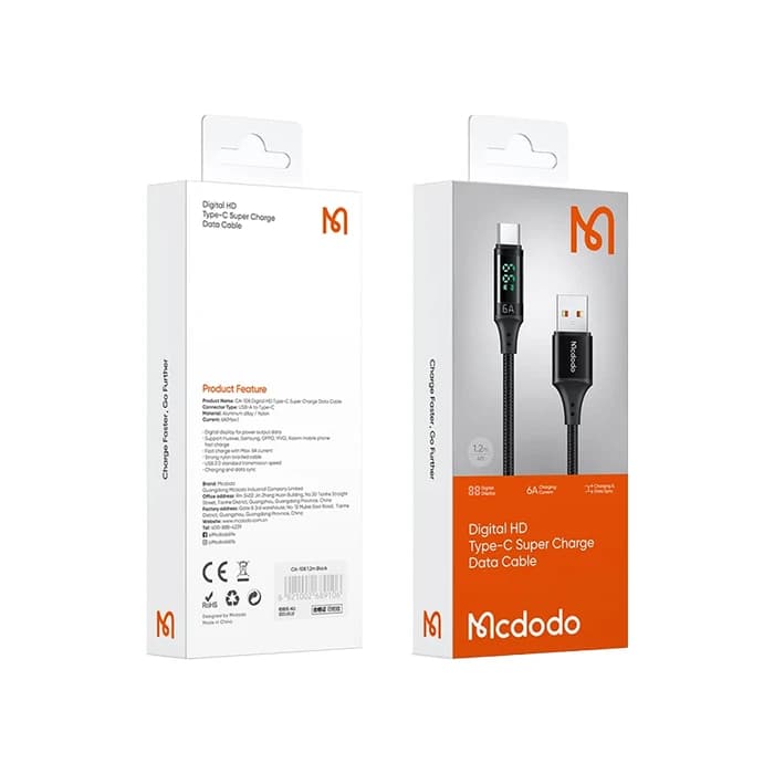 کابل شارژ USB به تایپ سی مک دودو مدل CA-108 — تصویر ۶