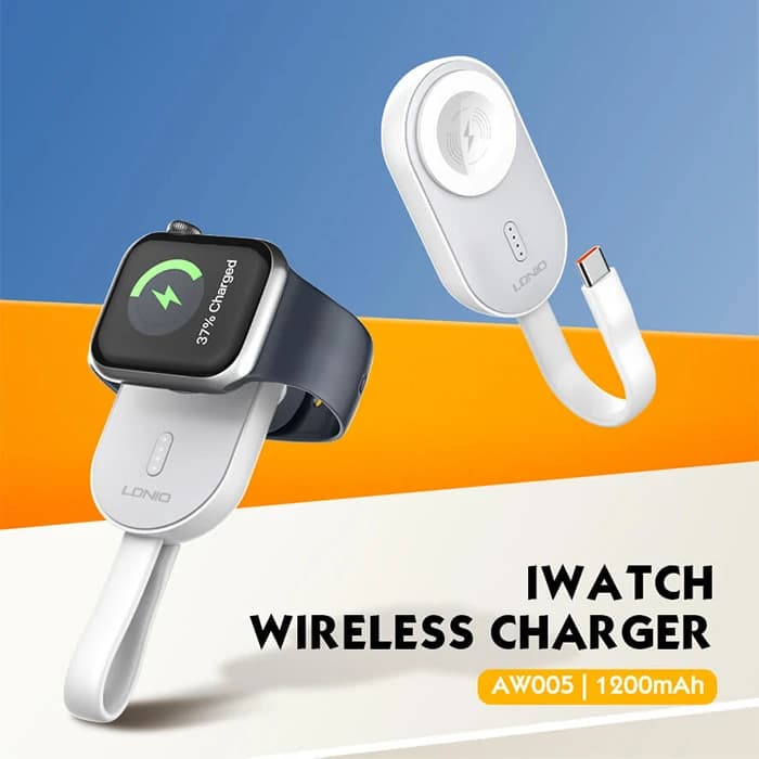 شارژر اپل واچ بی سیم الدینیو مدل AW005 — تصویر ۷
