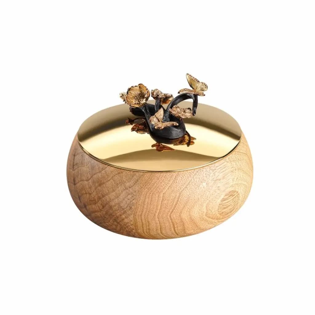 شکلات خوری بزرگ گلدکیش مدل باترفلای butterfly wood Goldkish