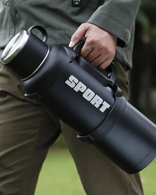 فلاسک کوهنوردی استیل برند SPORT وارداتی — تصویر ۲