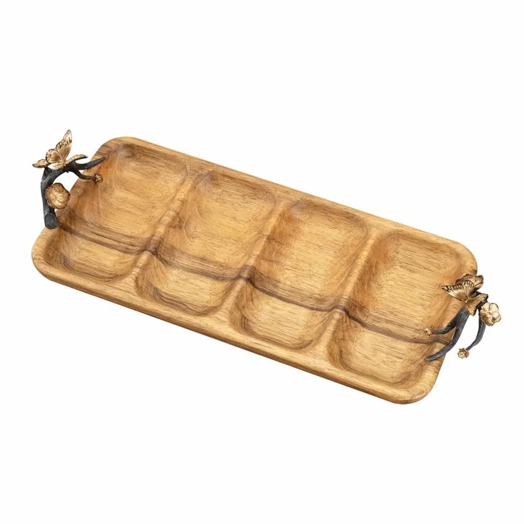 اردو خوری 4 خانه گلدکیش مدل باترفلای butterfly wood Goldkish