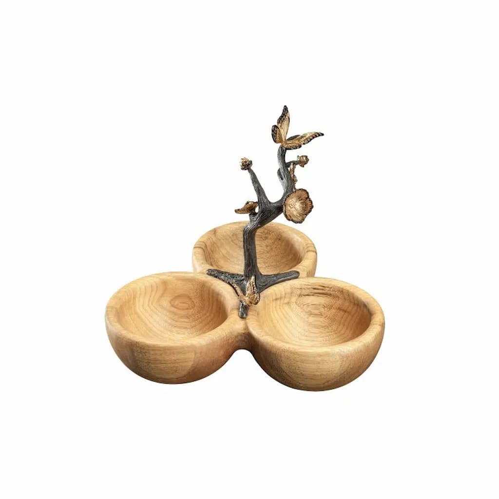 اردو خوری 3 خانه گلدکیش مدل باترفلای butterfly wood Goldkish