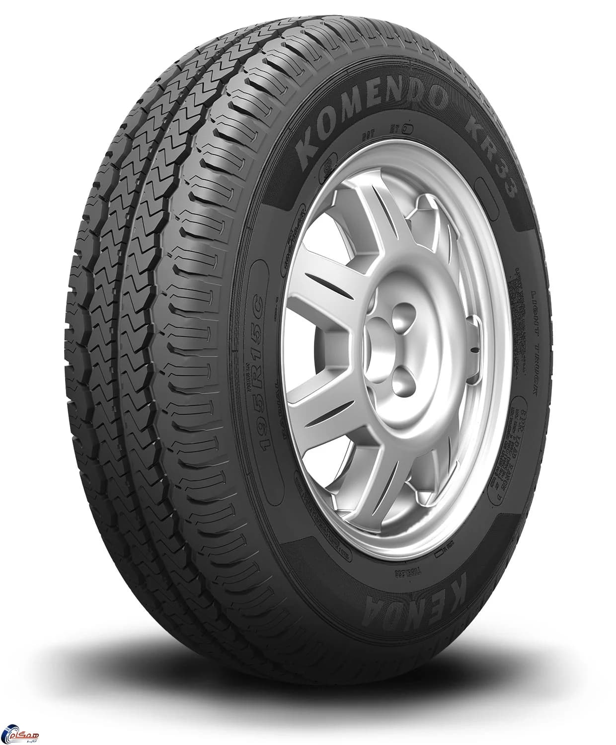 لاستیک کندا مدل KR33AW سایز 205/75R14C دور سفید