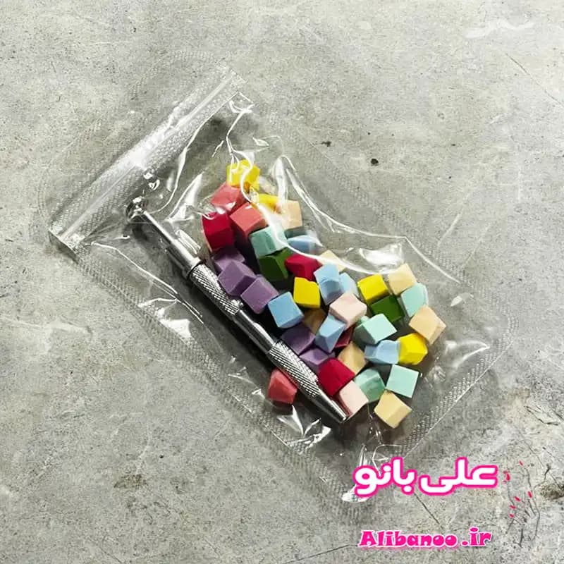 پد مکعبی اسفنجی همراه قلم گیره ای — تصویر ۳
