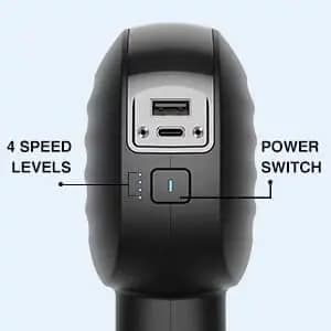 ماساژور تفنگی اوریکار Urikar M1 mini با قابلیت شارژ موبایل — تصویر ۷