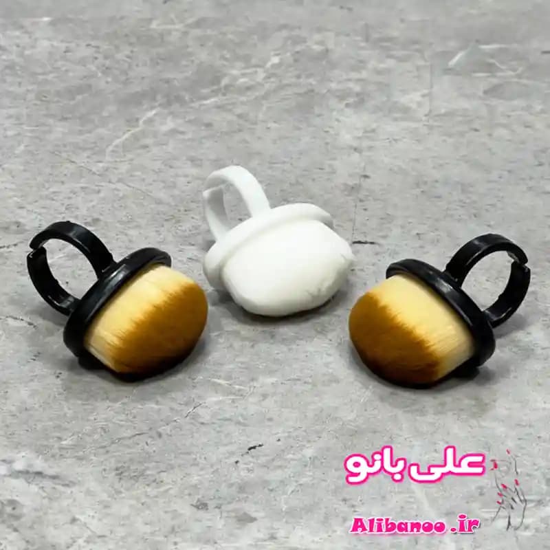 براش(برس) ناخن انگشتی گرد