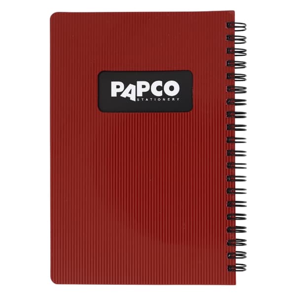 دفترچه یادداشت متالیک زرشکی پاپکو (PAPCO) — تصویر ۳