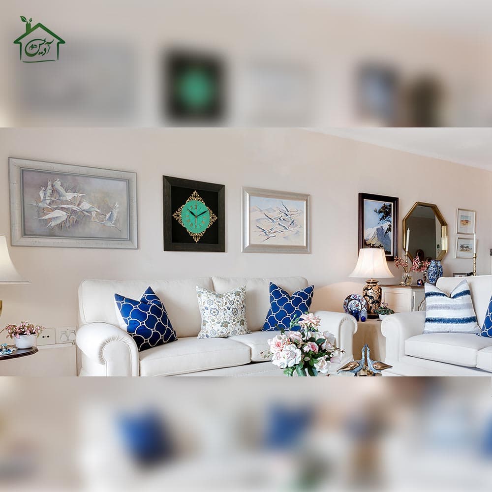 ساعت معرق هوم آدیس طرح ترنج کد TJ 019 — تصویر ۷