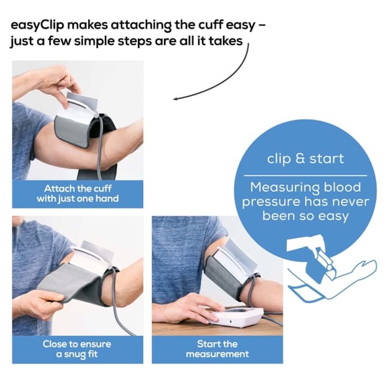 فشارسنج بازویی بیورر مدل Beurer BM51 easyClip — تصویر ۳