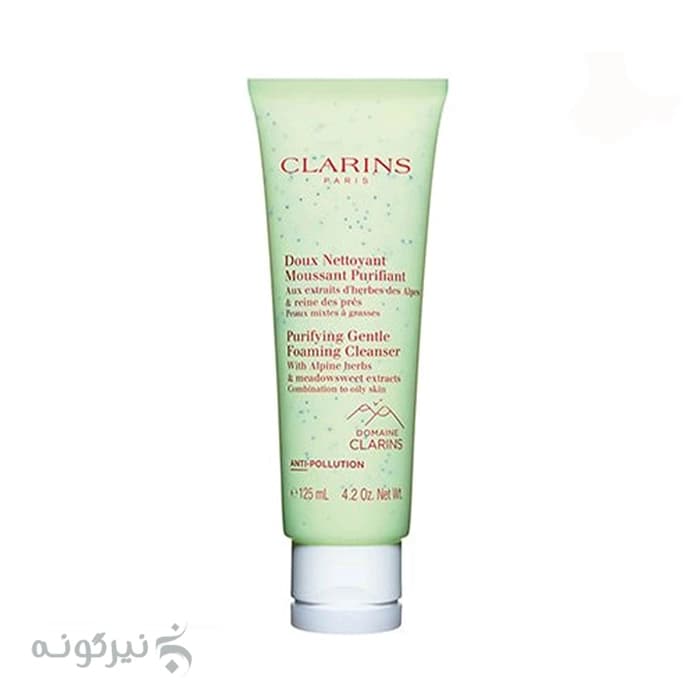 فوم پاک کننده Alpine Herbs مناسب پوست های مختلط و چرب كلارنس