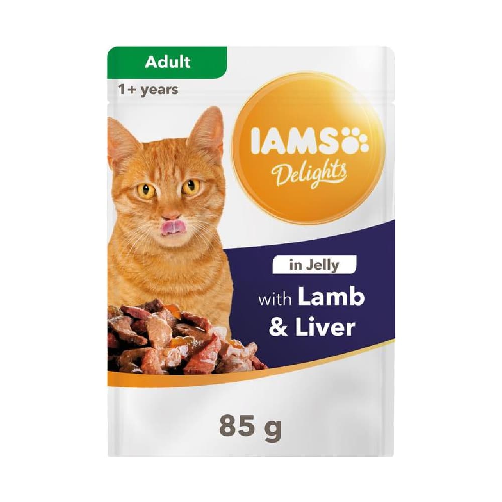پوچ یامز طعم بره و جگر_IAMS Delights lamb & liver