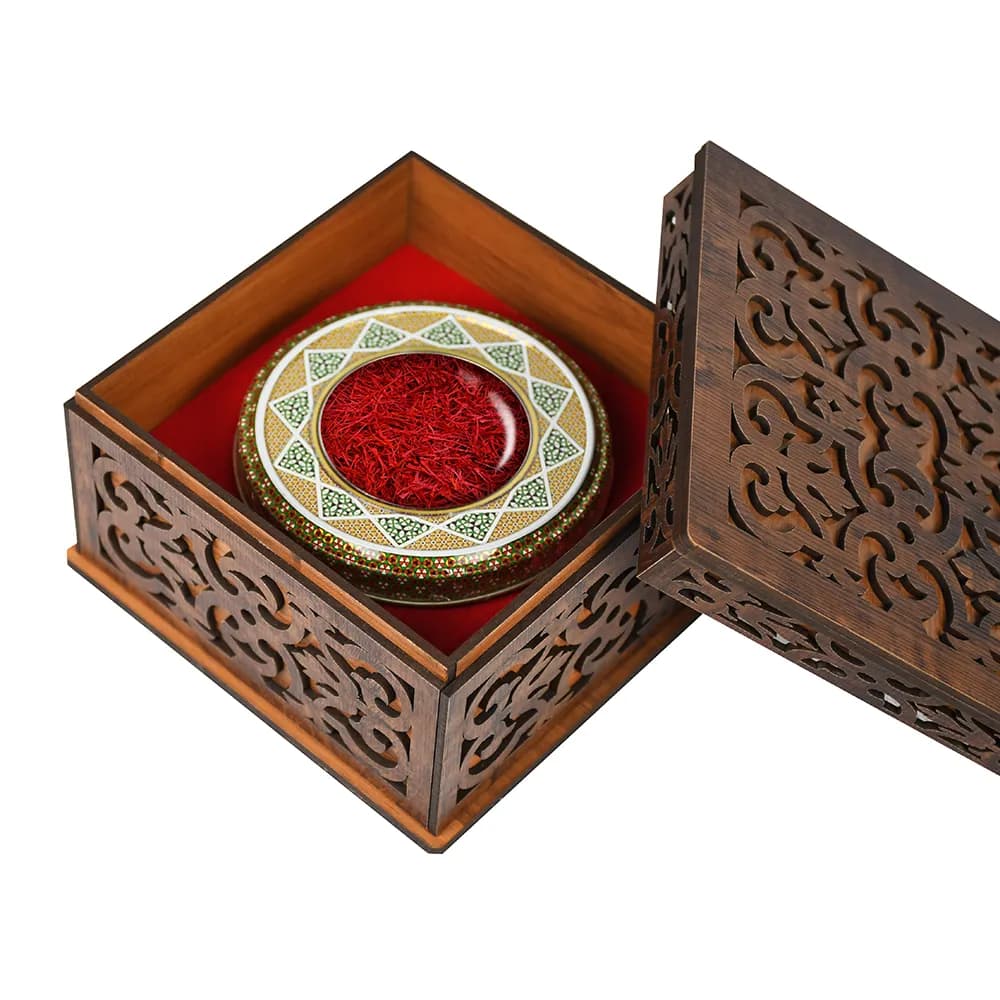 پک هدیه زعفرانی هوم آدیس مدل PZ 108