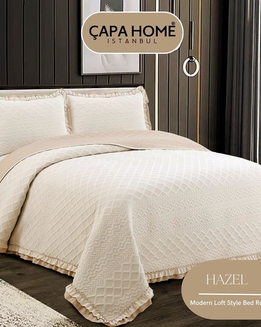 روتختی ترک دونفره دور چین دار جنس میکرو Capa home