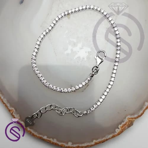 دستبند نقره زنانه مدل امیلی کد 11305 — تصویر ۵
