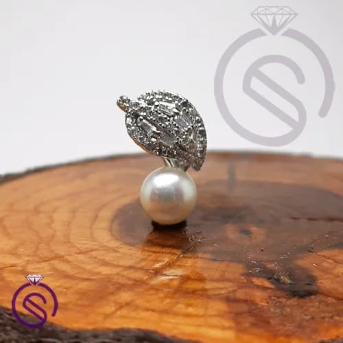 گردنبند نقره زنانه مروارید مدل لوپن کد 11419 — تصویر ۶