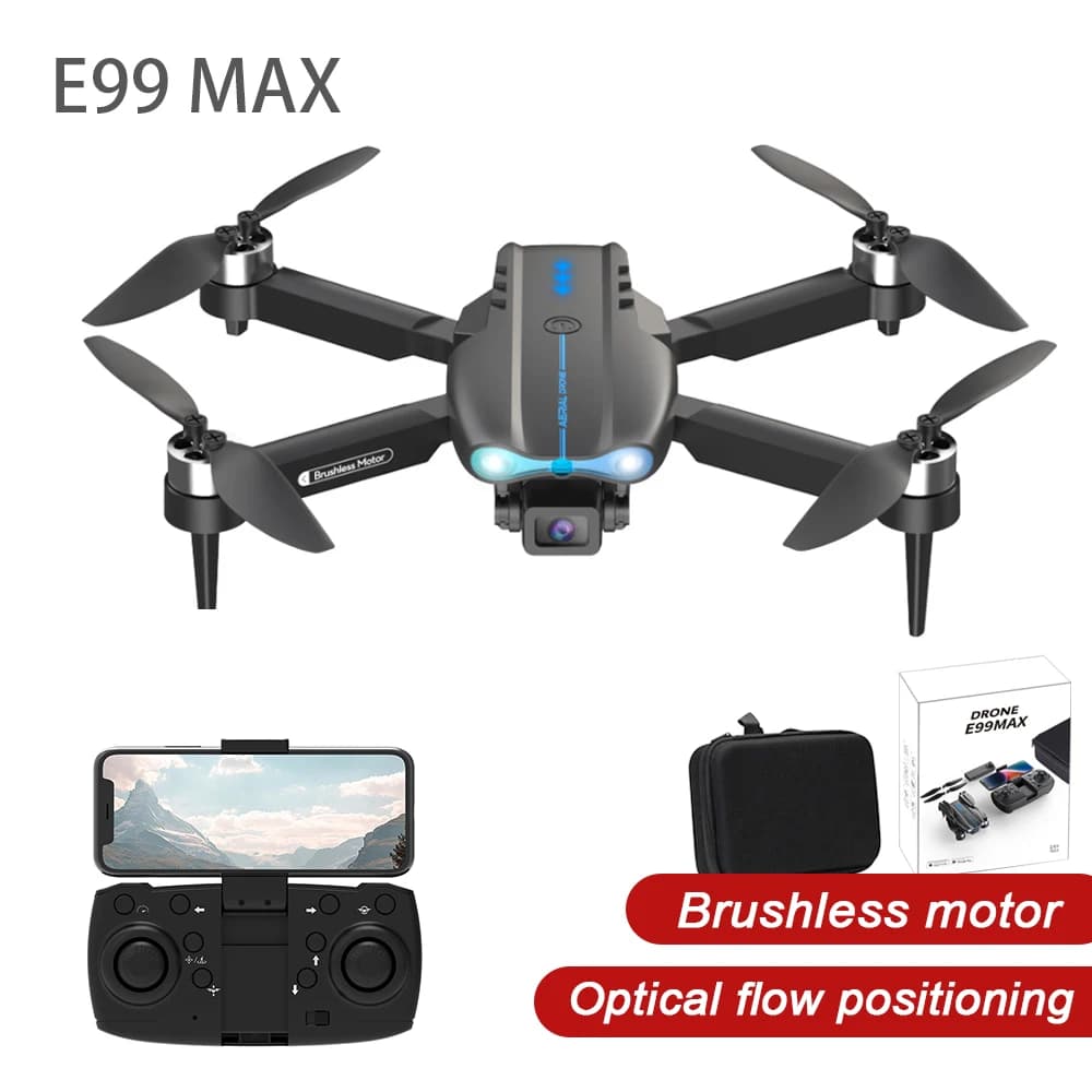 کوادکوپتر E99 PRO براشلس — تصویر ۵