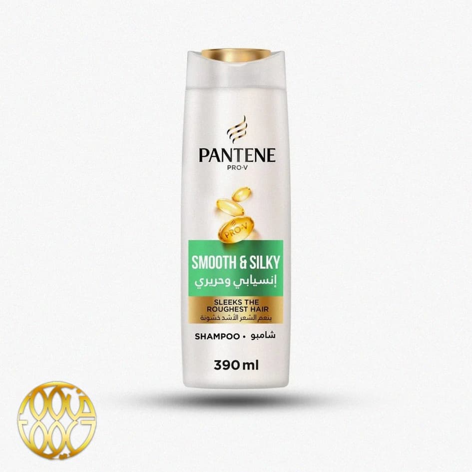 شامپو پنتن مدل Smooth Silky (۳۹۰ میل) | ضد وز، صاف‌کننده و درخشان‌کننده مو با پرو-ویتامین B5