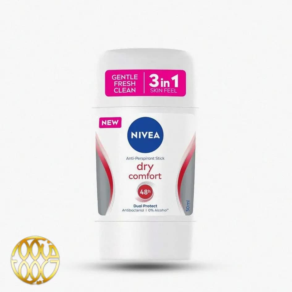مام صابونی زنانه نیوا Nivea مدل Dry Comfort (۵۰ میل) | ضد تعریق ۴۸ ساعته و فاقد الکل