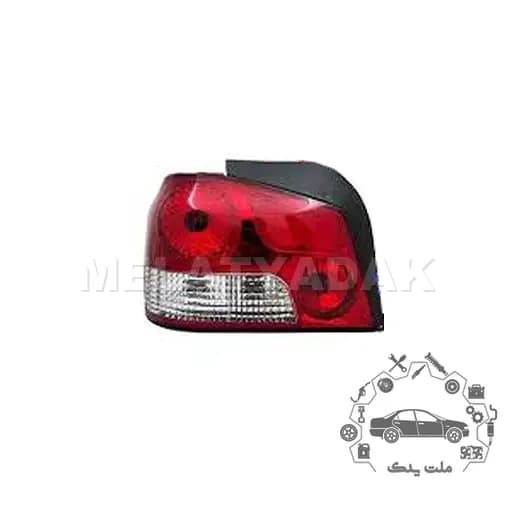 چراغ عقب چپ پراید 131 سایپا یدک بدون لامپ و دسته سیم کد 563147 – 4