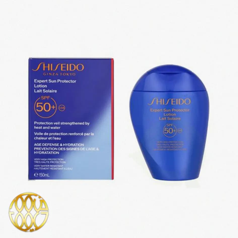 لوسیون ضد آفتاب شیسیدو SPF50+ PA++++ (۱۵۰ میل) | فناوری SynchroShield و ضد پیری