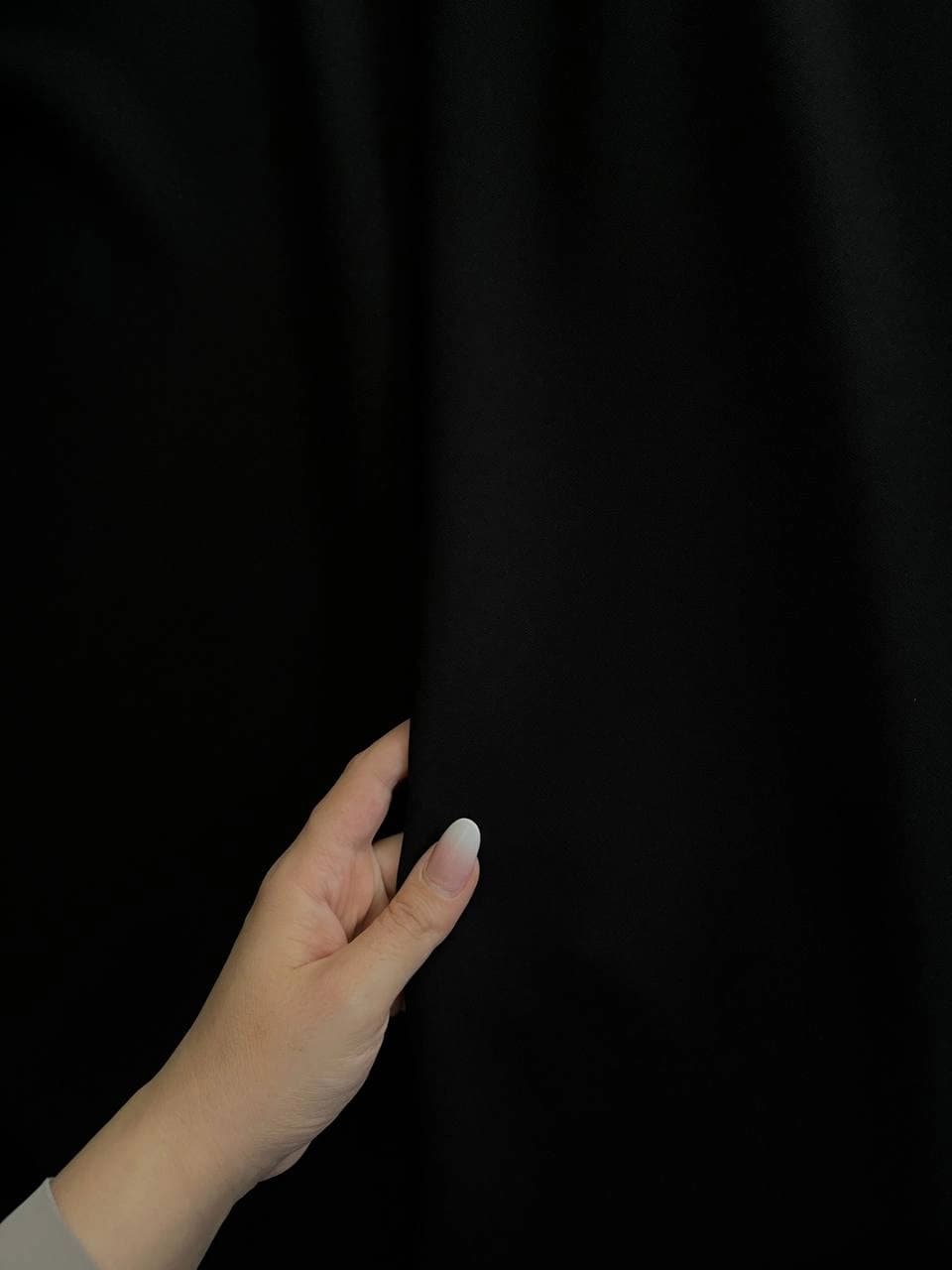 پارچه کرپ مرویجت اندونزی جت بلک — تصویر ۳