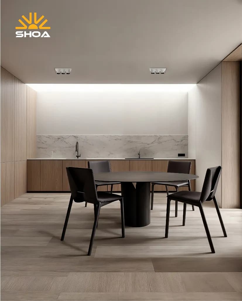 چراغ سقفی توکار SH-2303-6W شعاع — تصویر ۲