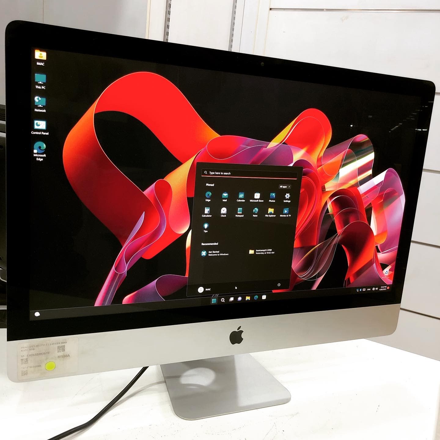 آل این وان اپل آیمک استوک 27 اینچ مدل iMAC a1419 2013 2K با پردازنده i5 نسل۴
