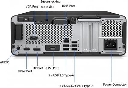 مینی کیس اچ پی استوک نسل 10 طراحی مهندسی رندر HP G7 sff600 /Core i5 /16GB /256GB NVME — تصویر ۲