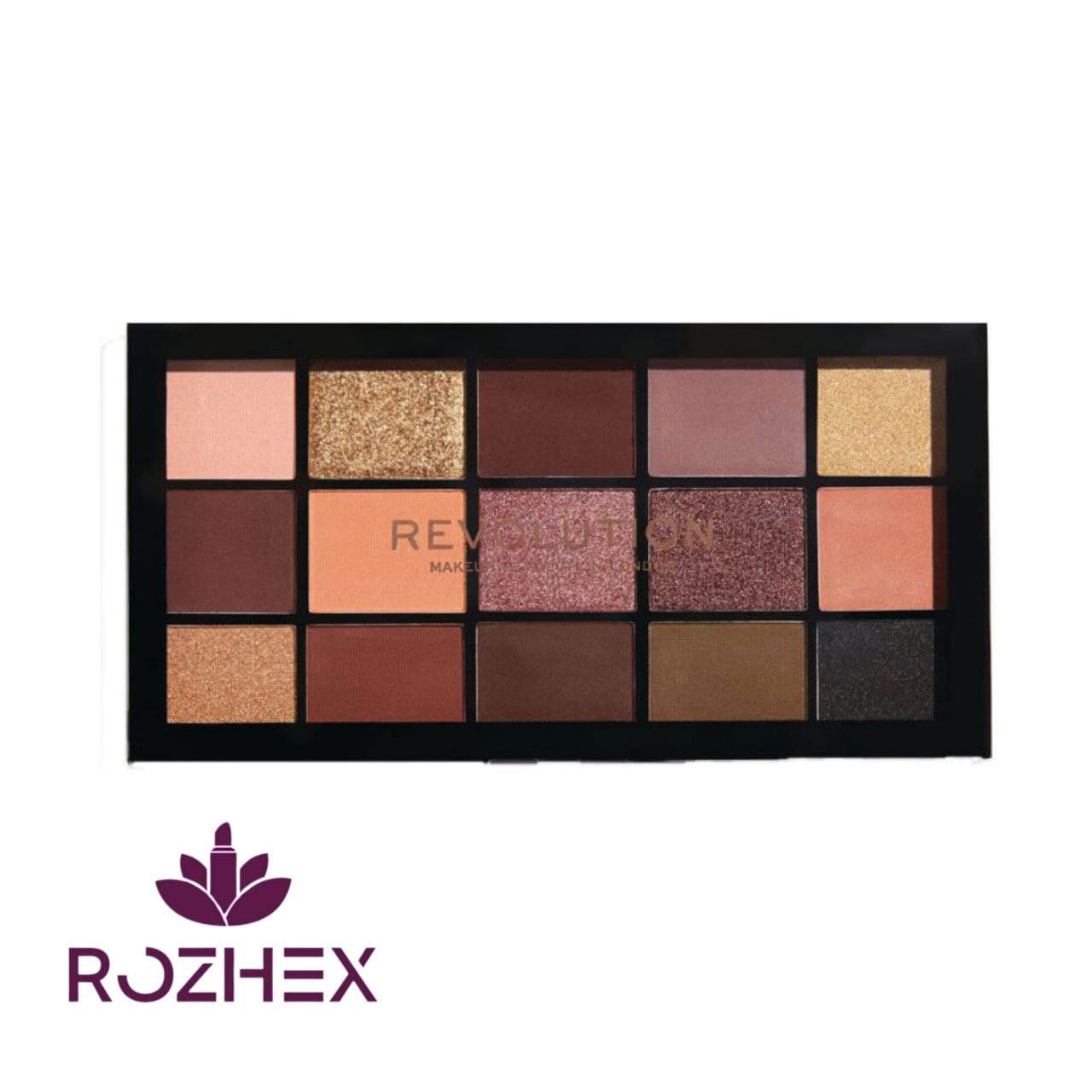 پالت سایه رولوشن از کالکشن reloaded مدل velvet rose