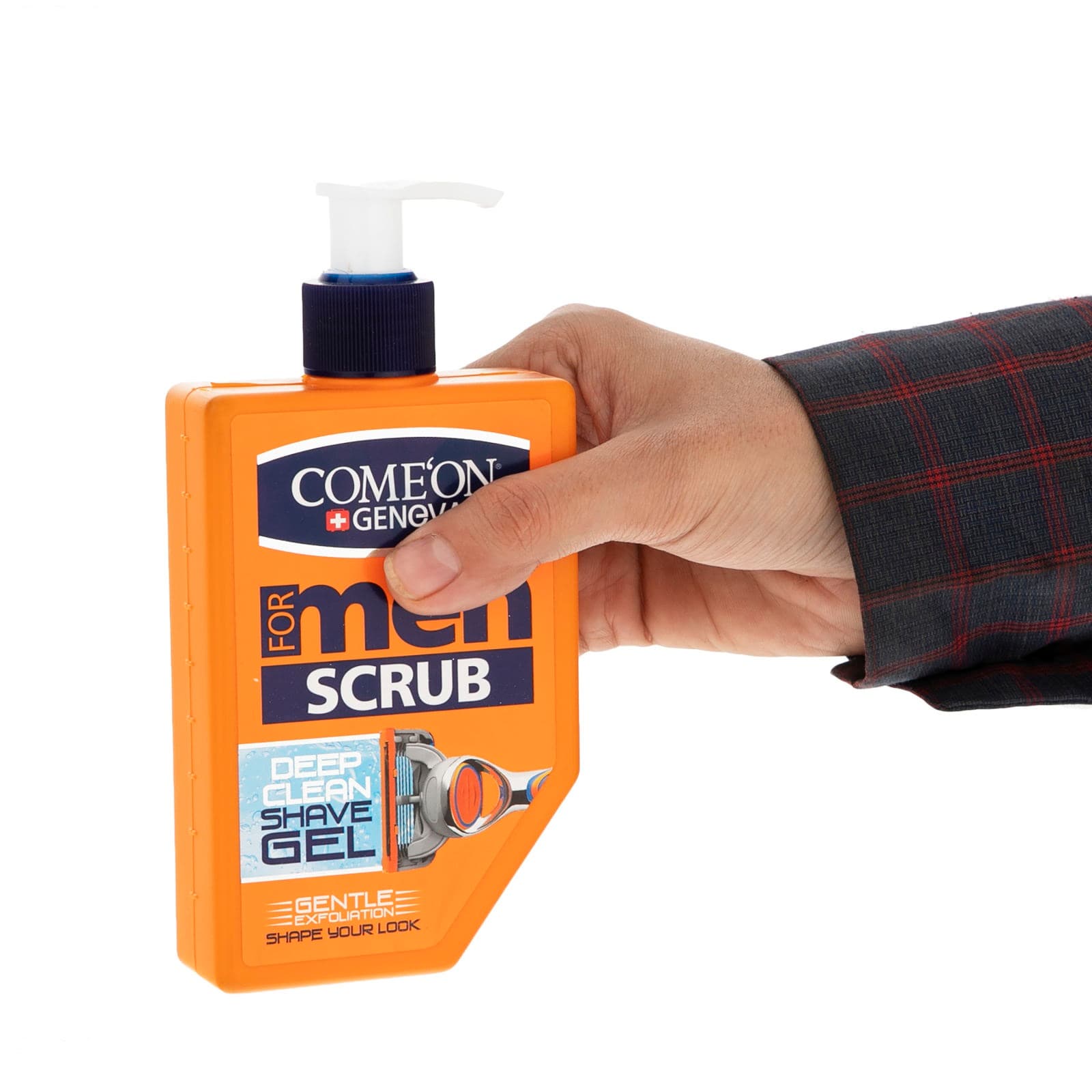 ژل اصلاح ریش مردانه کامان مدل SCRUB — تصویر ۶